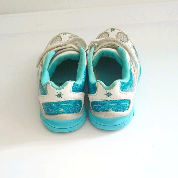 Disney's Frozen Anna & Elsa Shoes 7 Girls' Light-up Sneakers - Picture 4 of 7